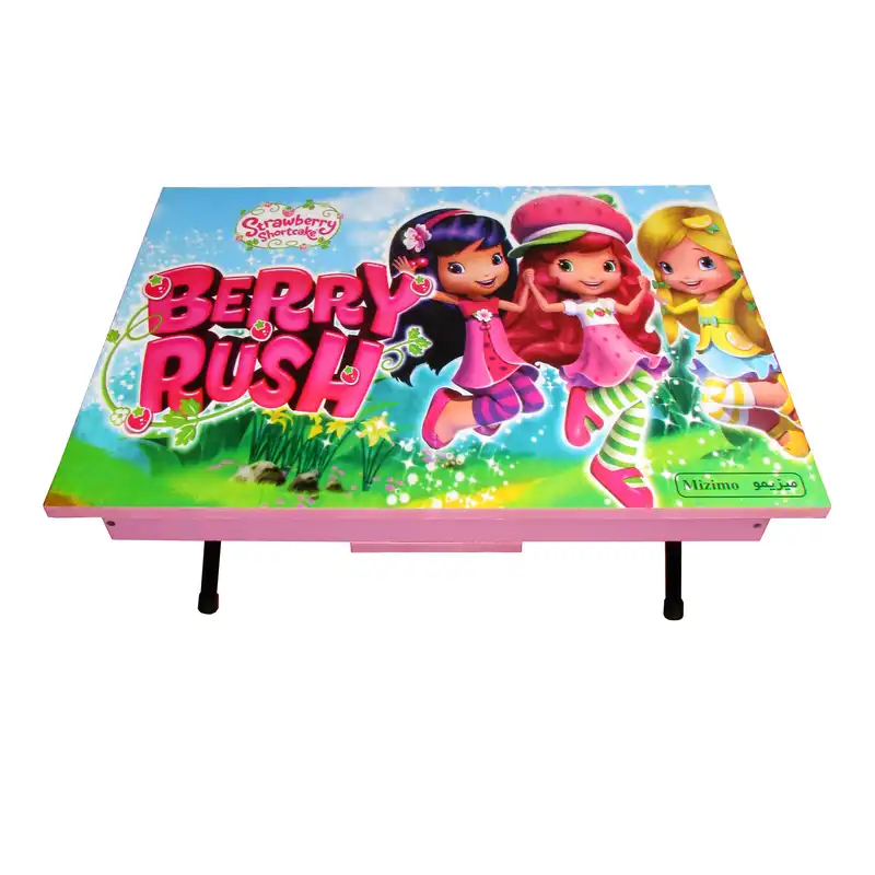 میز تحریر کودک میزیمو طرح توت فرنگی کد 3401