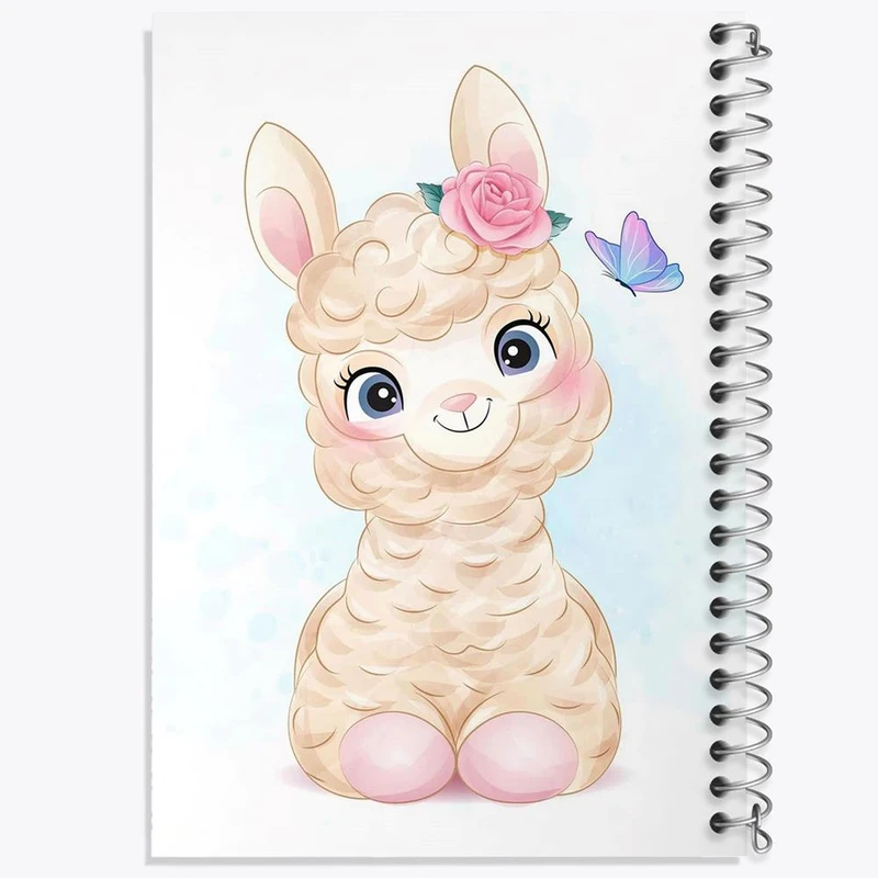 دفتر نقاشی 50 برگ خندالو مدل لاما کد 29565