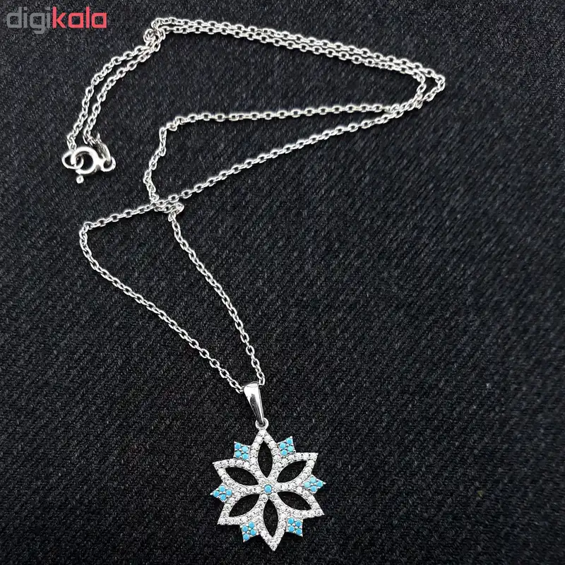 گردنبند نقره فلاویا کد FL108
