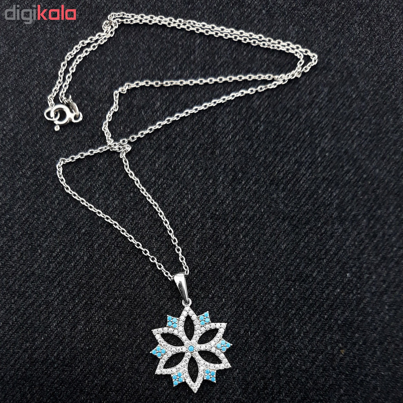 گردنبند نقره فلاویا کد FL108