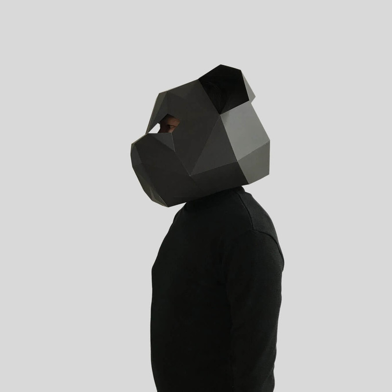 ماسک ایفای نقش مدل بول داگ