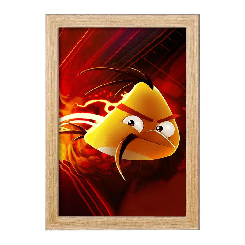 تابلو خندالو مدل پرندگان خشمگین (Angry Birds) کد F2124