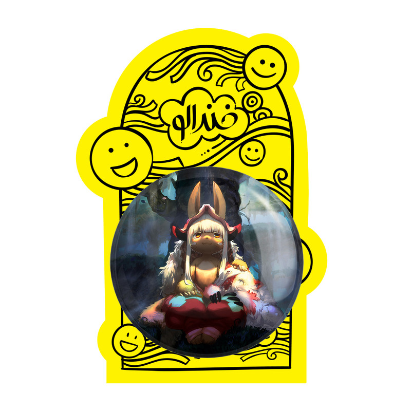 آینه جیبی خندالو طرح ناناچی انیمه ساخته شده در پرتگاه Made in Abyss مدل تاشو کد 22093 آینه جیبی خندالو طرح ناناچی انیمه ساخته شده در پرتگاه Made in Abyss مدل تاشو کد 22093