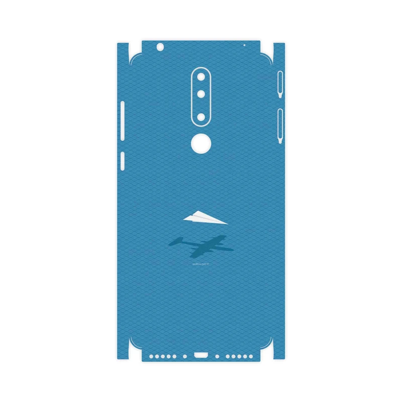 برچسب پوششی ماهوت مدل Minimal Paper Airplane-FullSkin مناسب برای گوشی موبایل نوکیا 3.1 Plus