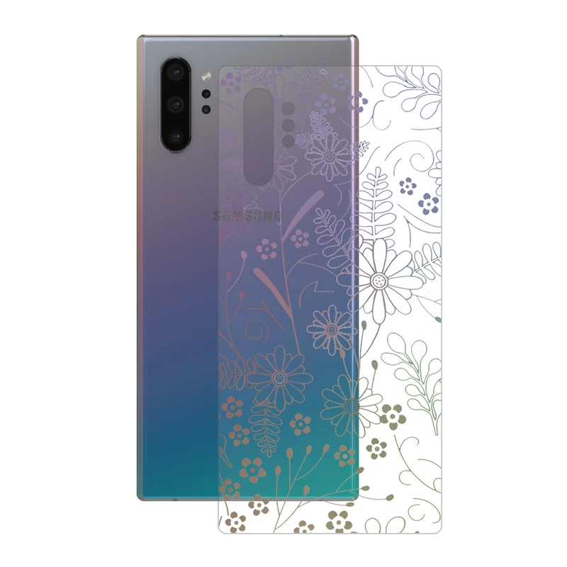 برچسب پوششی ریمکس مدل Clea طرح گل مناسب برای گوشی موبایل سامسونگ Galaxy Note 10 Plus