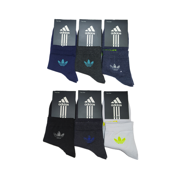 جوراب مردانه کد s112 مجموعه 6 عددی