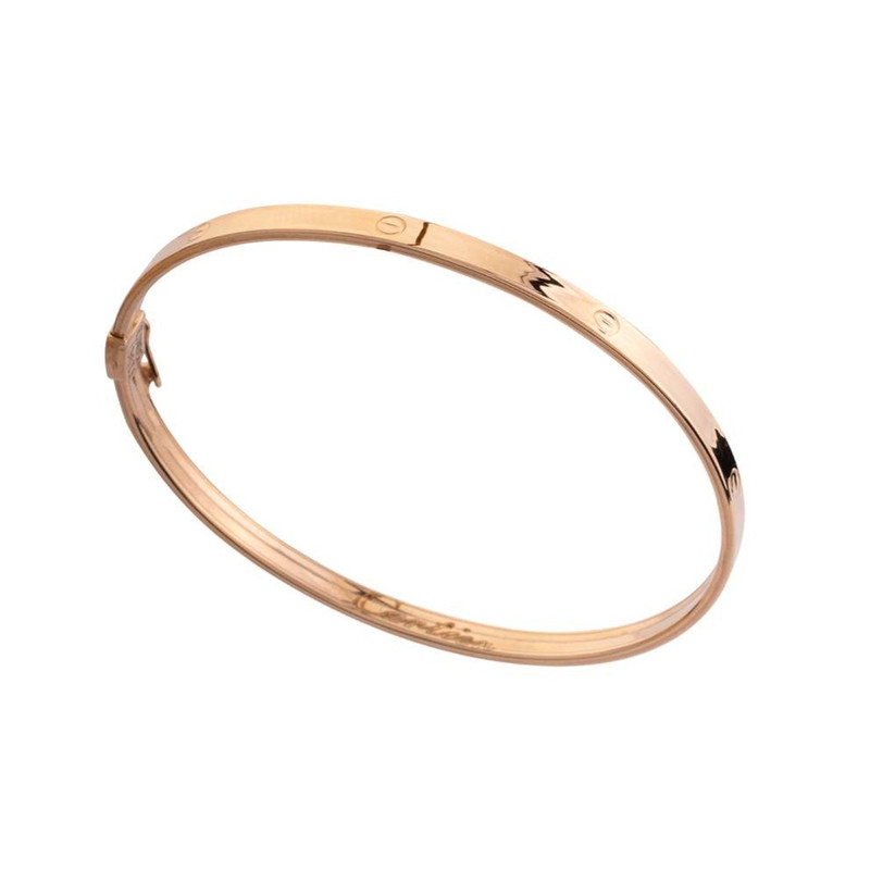 دستبند النگویی طلا 18 عیار زنانه مدل پیچی