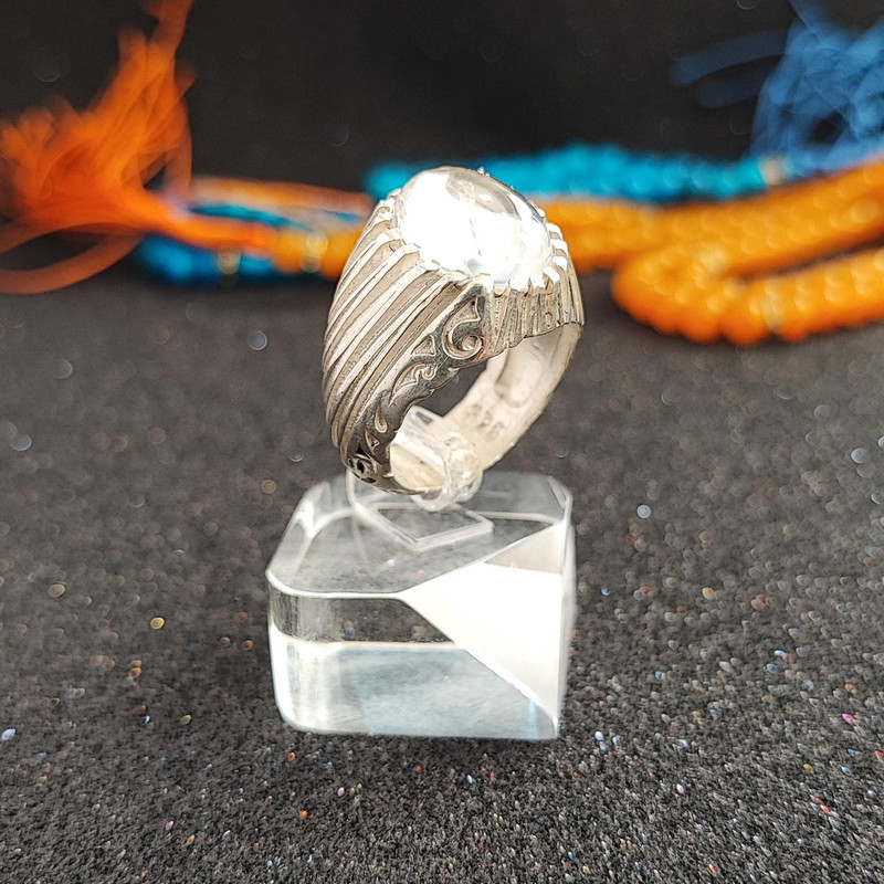 انگشتر نقره مردانه مدل در نجف هزار چنگ MD6024