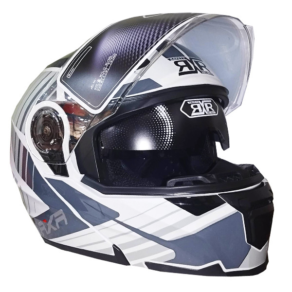 کلاه کاسکت آر ایکس آر مدل فک متحرک عینکدار کد RX_WH