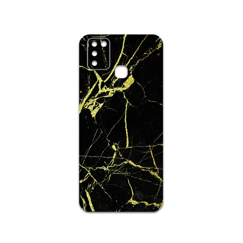 برچسب پوششی ماهوت مدل Graphite-Gold-Marble مناسب برای گوشی موبایل اینفینیکس Smart 6 X657B