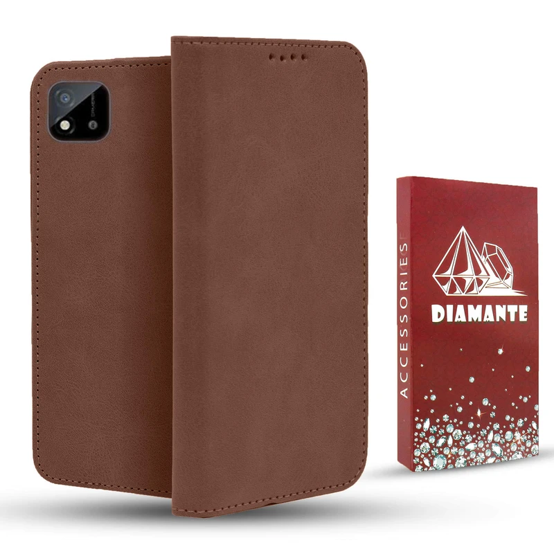کیف کلاسوری دیامانته مدل Nezhad Ros مناسب برای گوشی موبایل ریلمی C11 2021 