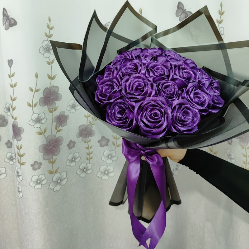 دسته گل مصنوعی مدل رز جاودان 30 شاخه