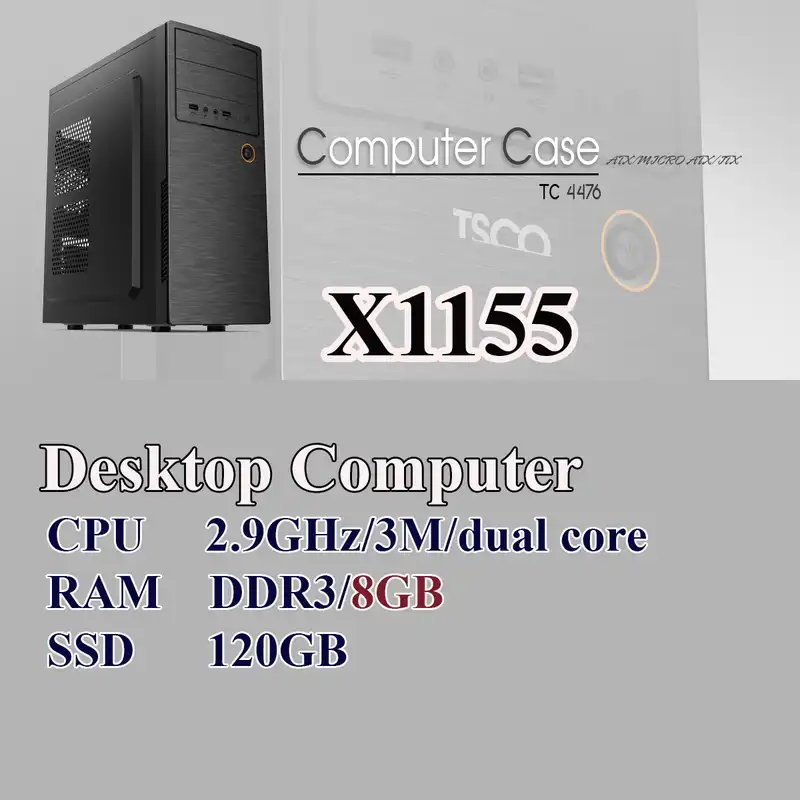 کامپیوتر دسکتاپ مدل X1155 SSD with Ram 8G