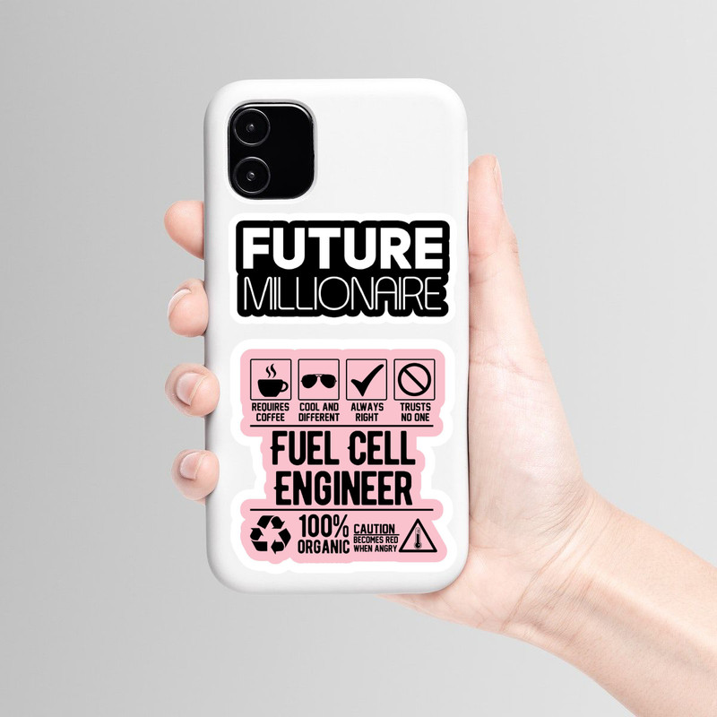 استیکر لپ تاپ و موبایل گوفی طرح برنامه نویسی مدل Future Bili مجموعه 5 عددی