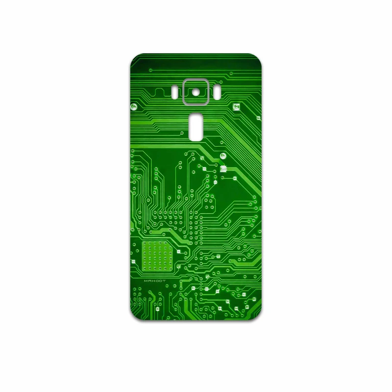 برچسب پوششی ماهوت مدل Green Printed Circuit Board مناسب برای گوشی موبایل ایسوس Zenfone 3 ZE552KL