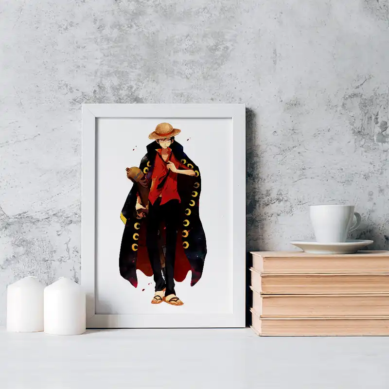 تابلو خندالو مدل لوفی انیمه وان پیس One Piece کد 17255