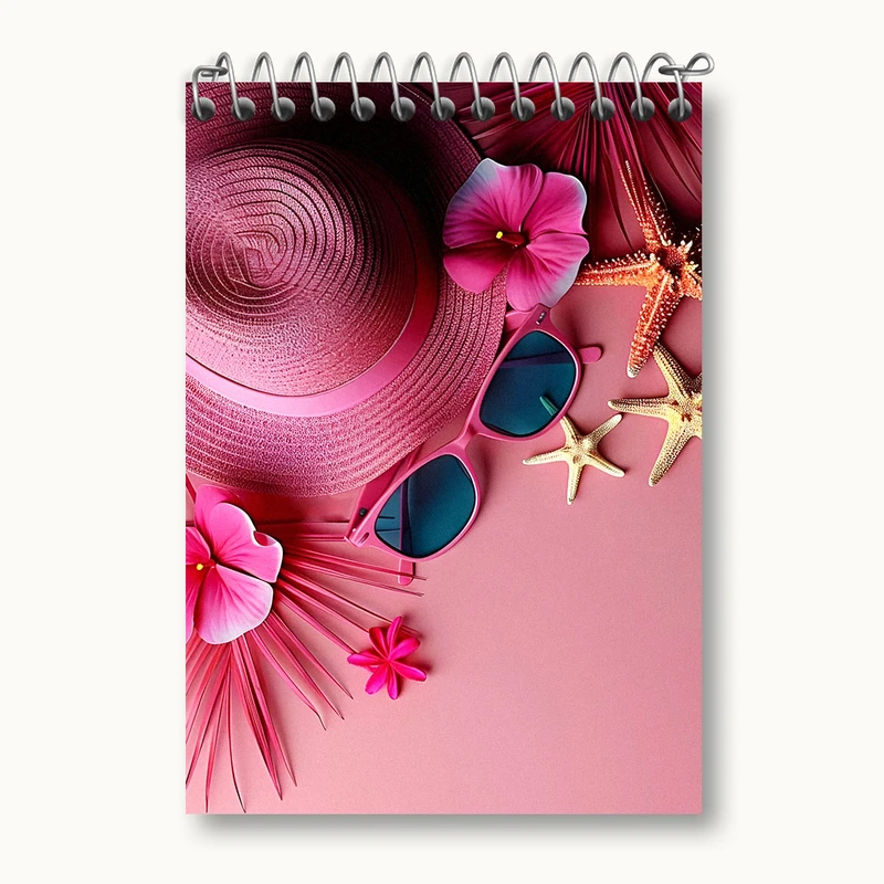 دفتر یادداشت 50 برگ خندالو طرح تابستان (Summer) کد N5814