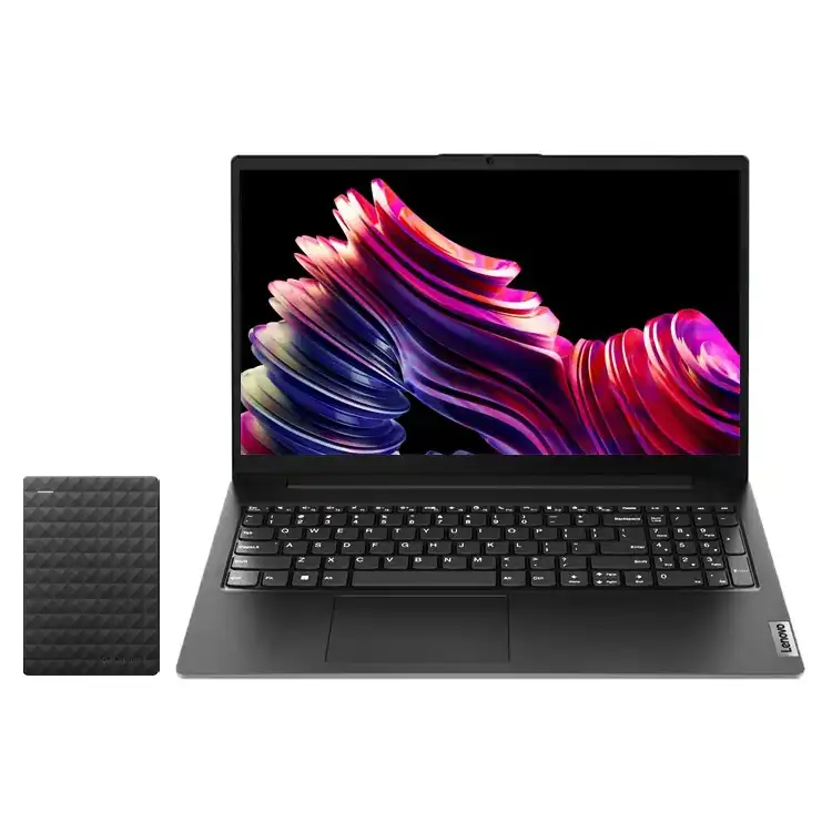 لپ تاپ 15.6 اینچی لنوو مدل V15 G4 AMN-A 8GB 1SSD Radeon به همراه هارد اکسترنال - کاستوم شده