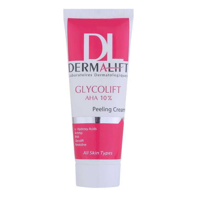 کرم لایه بردار صورت درمالیفت مدل Glycolift مناسب انواع پوست حجم 40 میلی لیتر