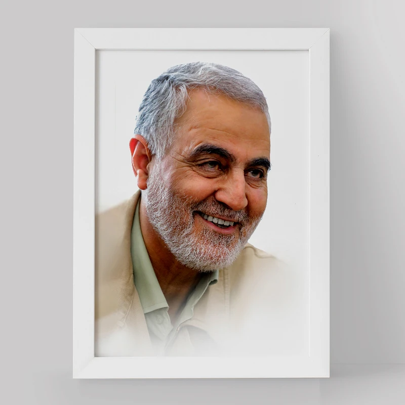 تابلو خندالو مدل سردار قاسم سلیمانی کد 12593