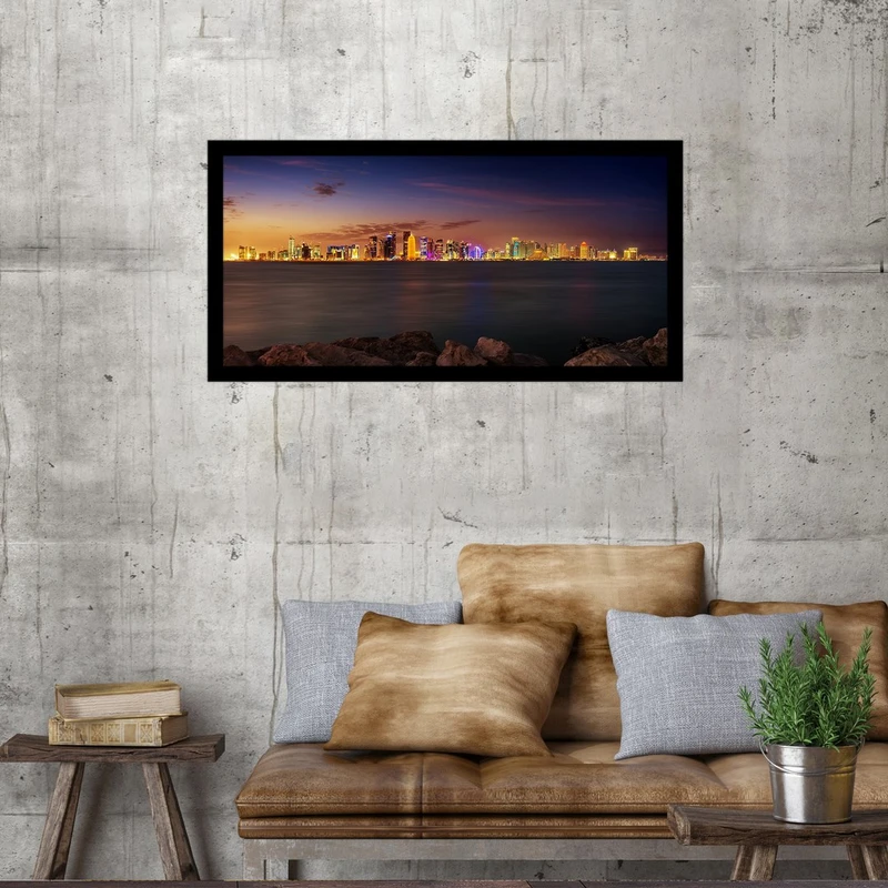 تابلو بکلیت طرح دورنمای شهر دبی مدل B-S2810