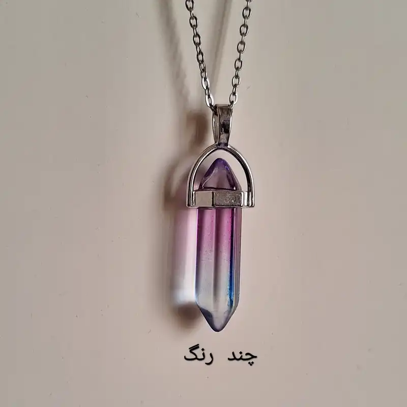 گردنبند زنانه مدل منشوری