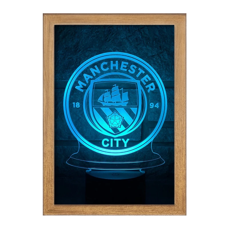تابلو خندالو مدل باشگاه منچستر سیتی Manchester City  کد 2069