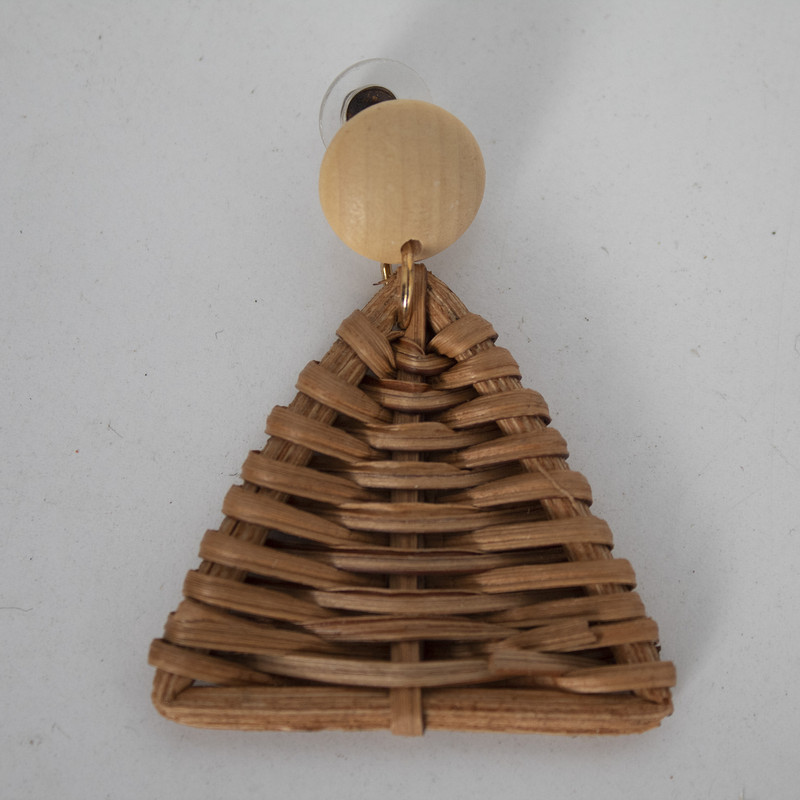 گوشواره زنانه مدل حصیری کد 001