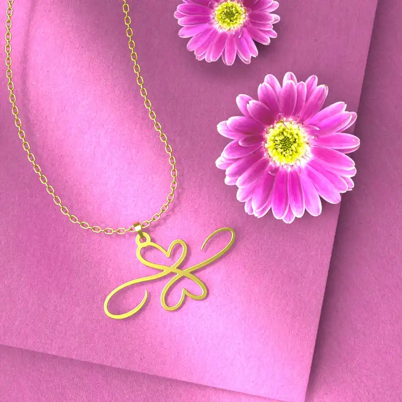 گردنبند طلا 18 عیار زنانه مدوپد مدل قلب کد E3-1-1270