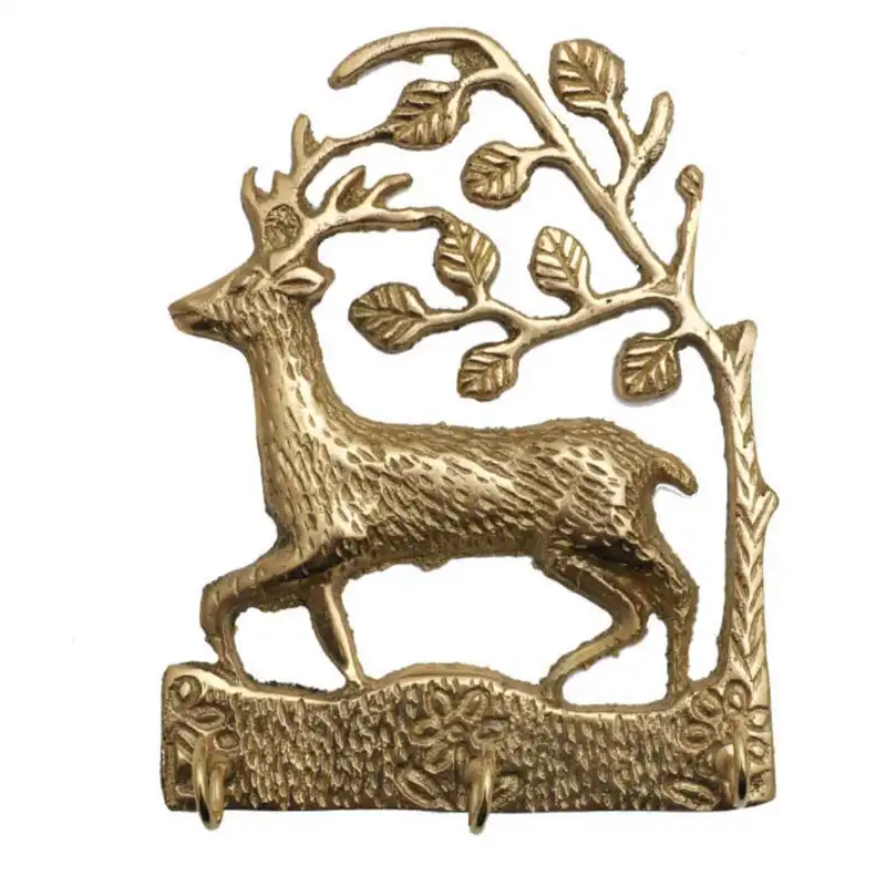 جاکلیدی برنزی مدل گوزن