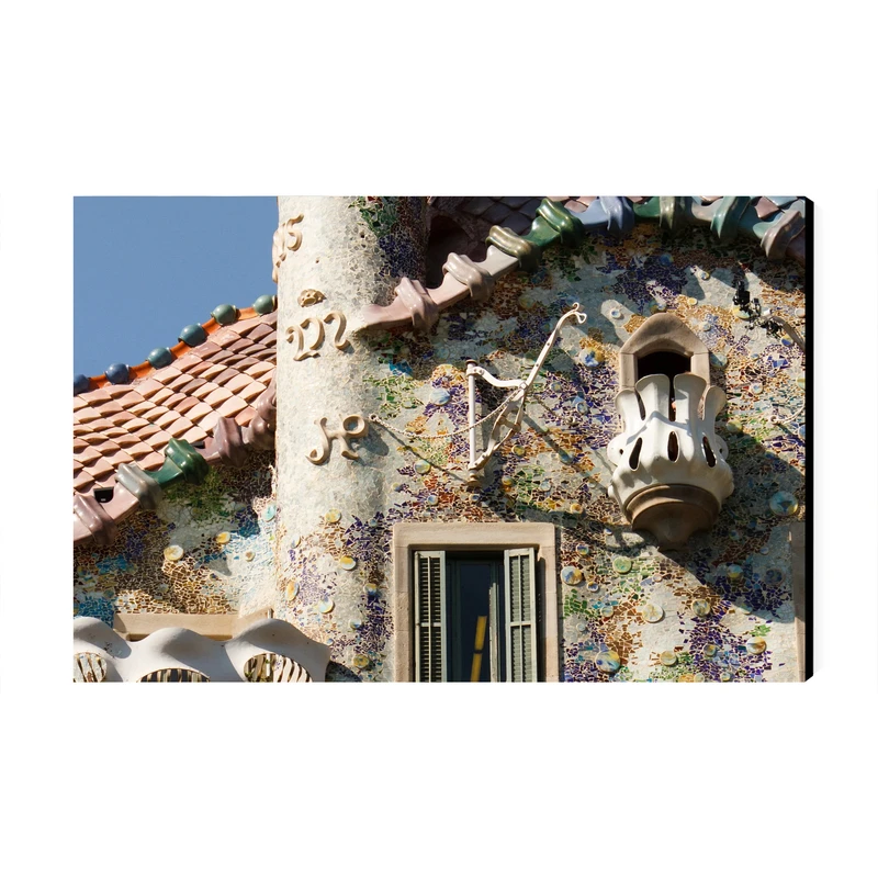 تابلو شاسی عرش طرح گردشگری اسپانیا مدل کازا باتیو یا خانه باتیو کد As6275