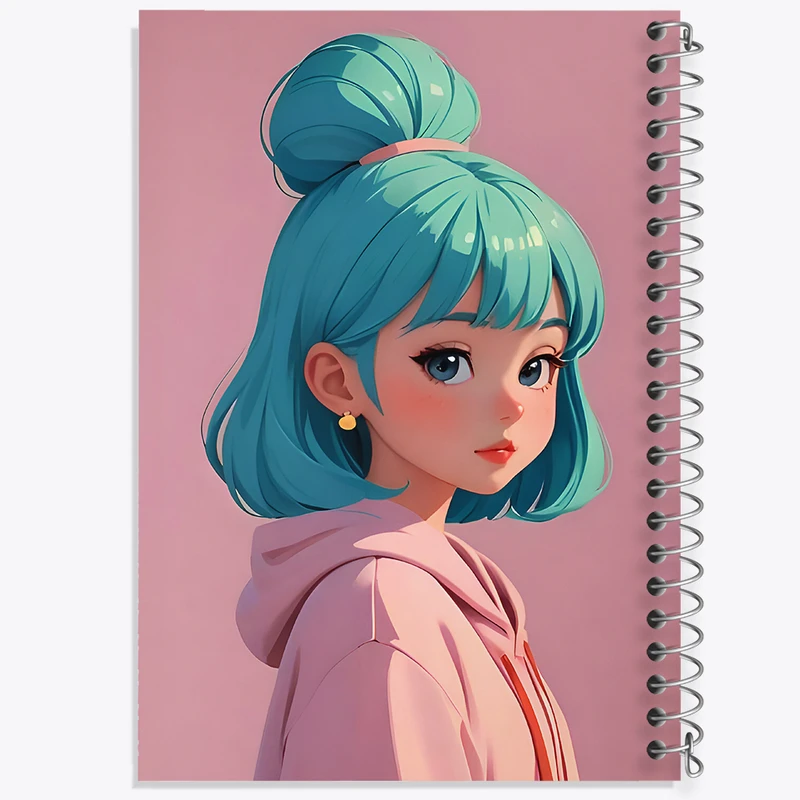 دفتر نقاشی 50 برگ خندالو طرح دخترانه کد F6774