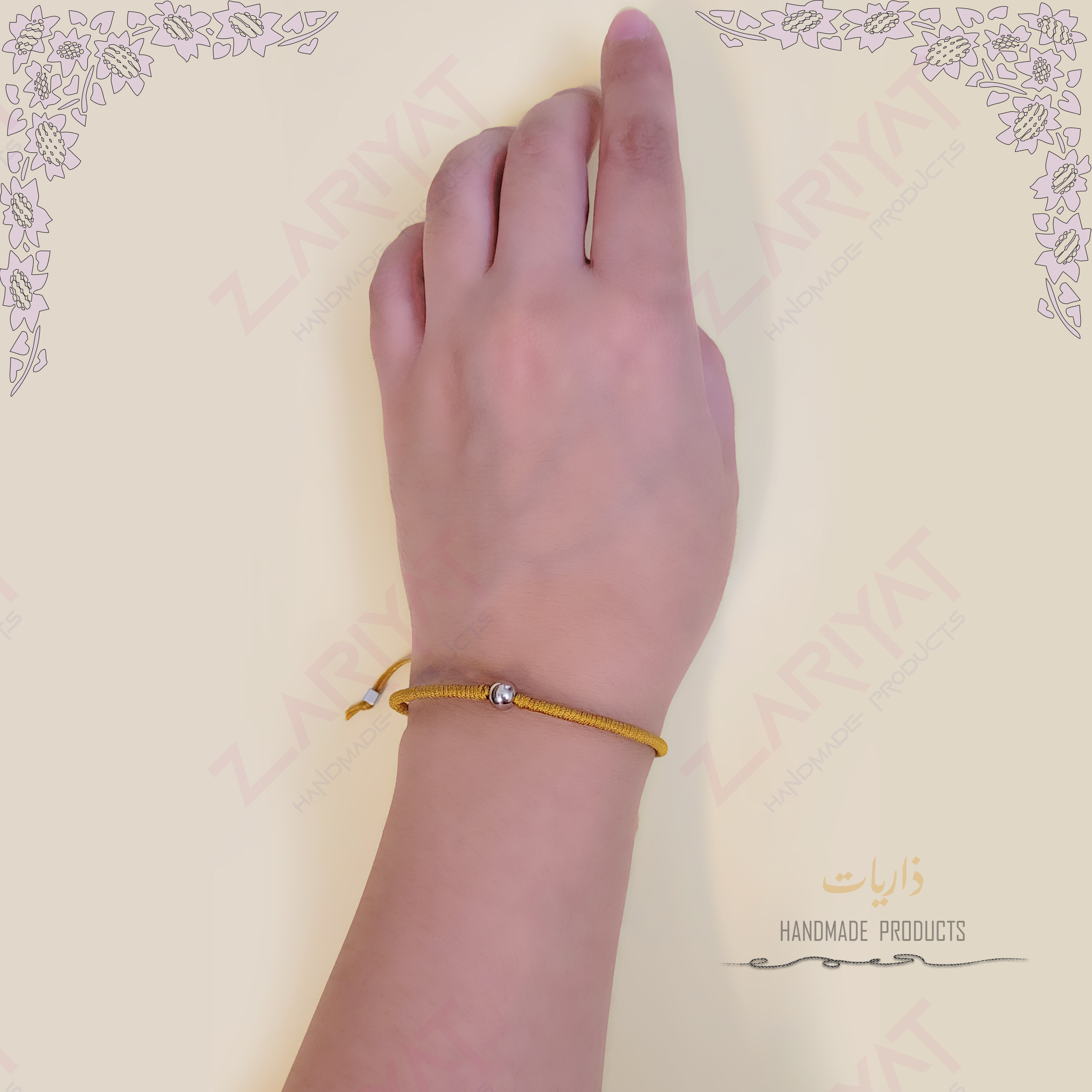 دستبند زنانه ذاریات مدل کوهسار کد Z-W.S562