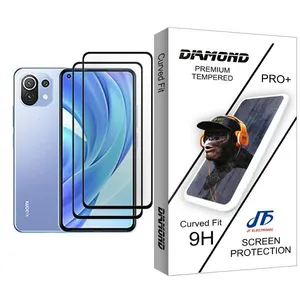 JF Diamond Glass MIX002 Screen Protector For Xiaomi Mi 11 Lite Pack Of 2