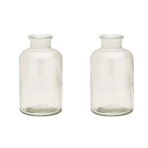 بطری دکوری مدل شیشه ای کد Ma2 بسته 2 عددی