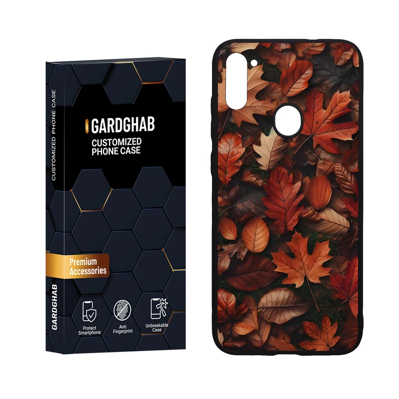  کاور گارد قاب مدل پشت گلس برگ مناسب برای گوشی موبایل سامسونگ Galaxy A11 / M11
