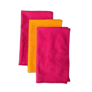 دستمال نظافت خانه و آشپزخانه میکروفایبر مدل نظافت شیشه بسته 3 عددی