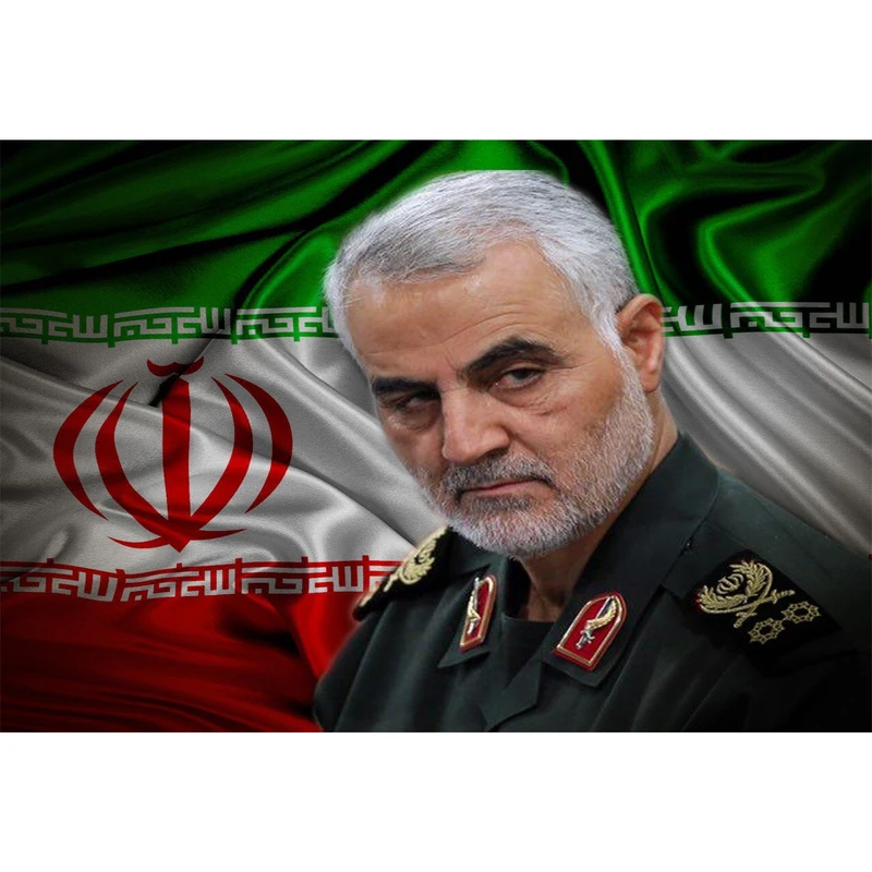 مگنت طرح شهید سپهبد حاج قاسم سلیمانی مدل T1067