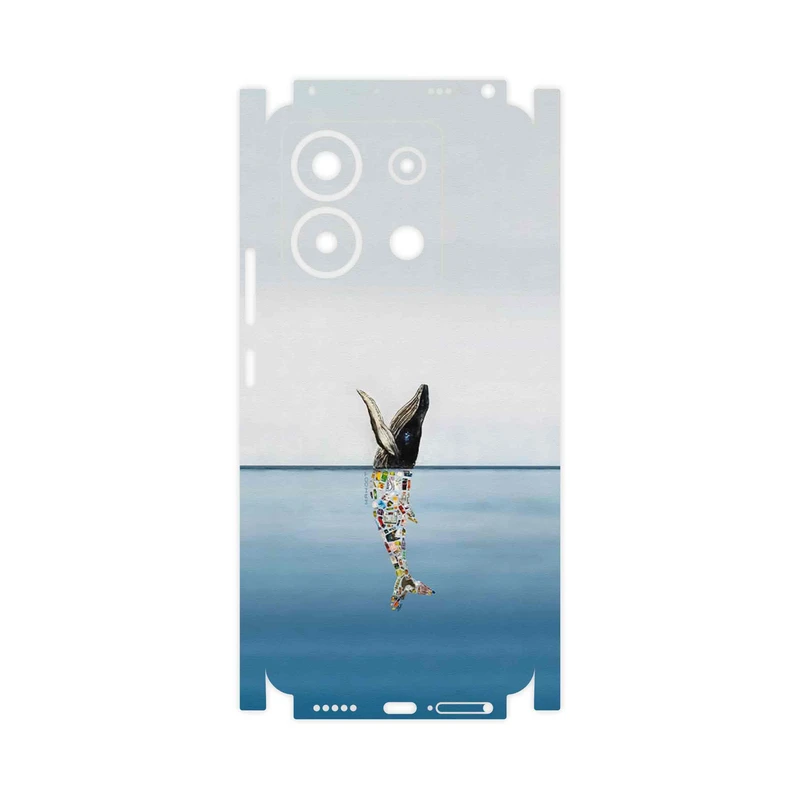 برچسب پوششی ماهوت مدل Collage of Sea Trash-FullSkin مناسب برای گوشی موبایل شیائومی Poco X6