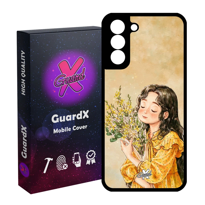 کاور گارد ایکس طرح دختر مدل Glass10232 مناسب برای گوشی موبایل سامسونگ Galaxy S21