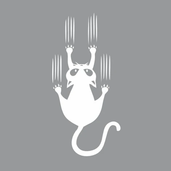 برچسب بدنه خودرو آداک طرح گربه پنجه کش کد Cats04