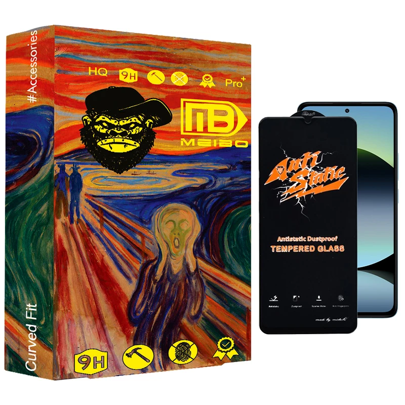 محافظ صفحه نمایش آنتی‌استاتیک میبو مدل Glacion 007 مناسب برای گوشی موبایل شیائومی Redmi note 14s