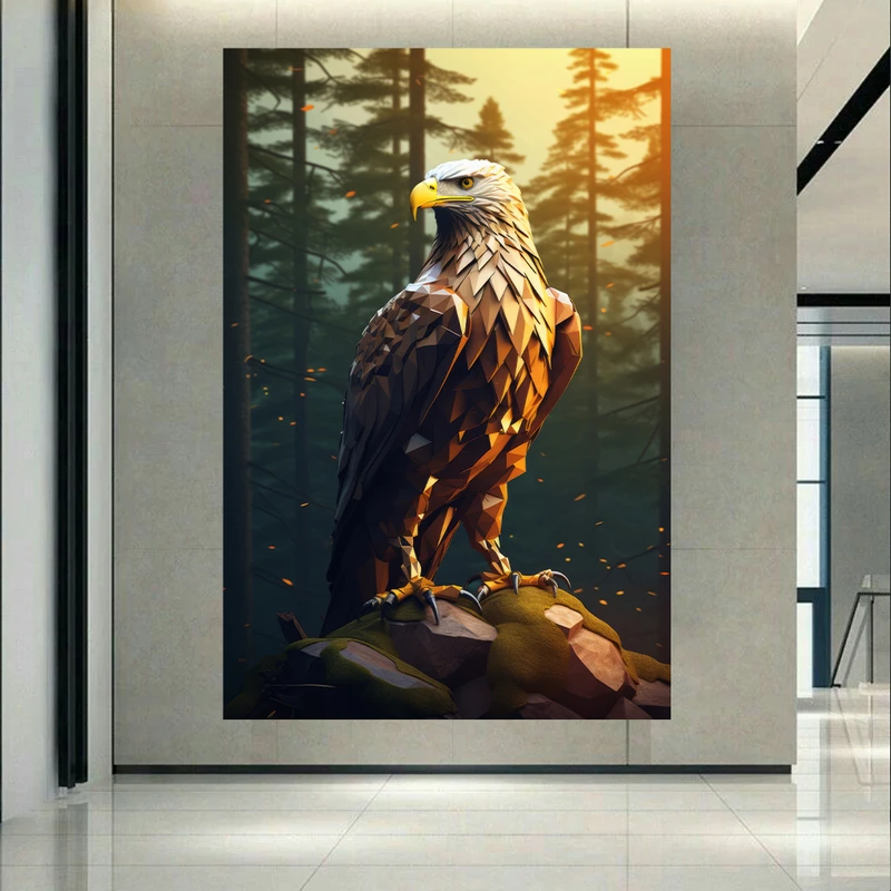 پوستر طرح عقاب مدل سینه افراشته کد AR303165
