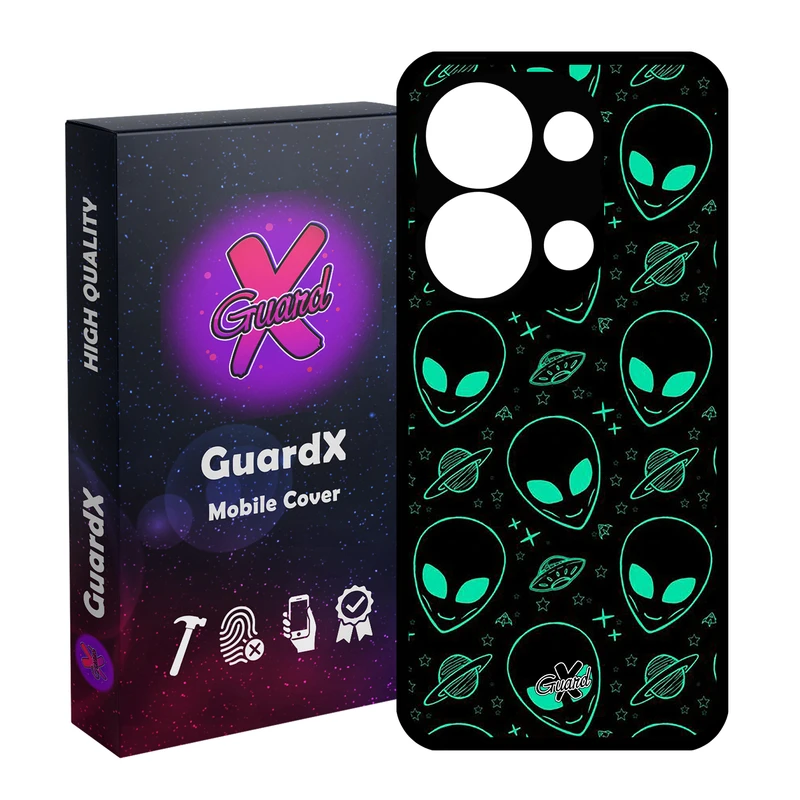 کاور گارد ایکس طرح Alien مناسب برای گوشی موبایل شیائومی Poco X6 5G / Note 13 Pro 5G