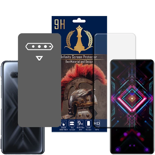 برچسب پوششی اینفینیتی مدل PRO MAX مناسب برای گوشی موبایل شیائومی BLACK SHARK 4 PRO به همراه محافظ صفحه نمایش