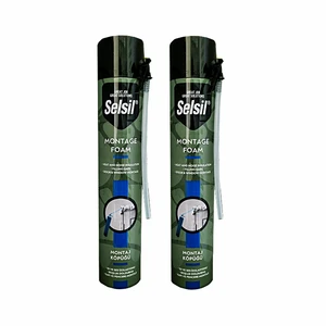 اسپری فوم پولی یورتان سلسیل کد S-SIL-002 حجم 750  میلی لیتر مجموعه 2 عددی