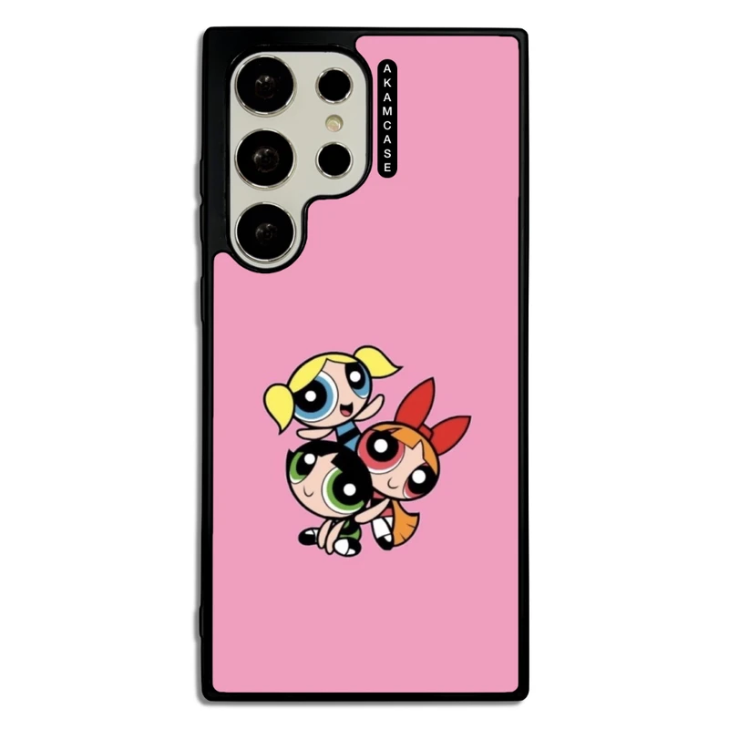 کاور آکام مدل AMCWSGS22U-POWERPUFF GIRLS11 مناسب برای گوشی موبایل سامسونگ Galaxy S22 Ultra