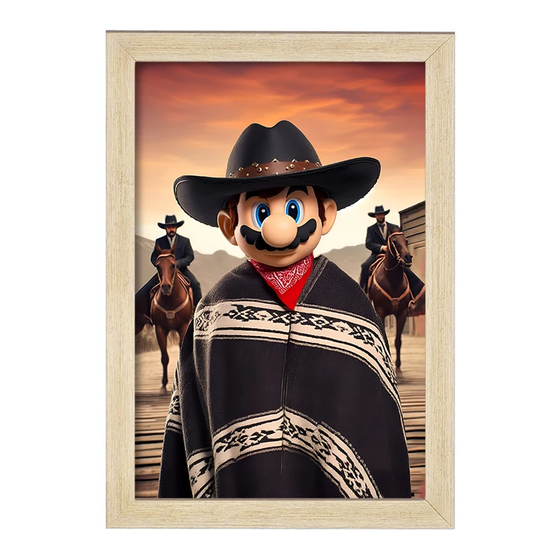 تابلو خندالو مدل سوپر ماریو کد F10567