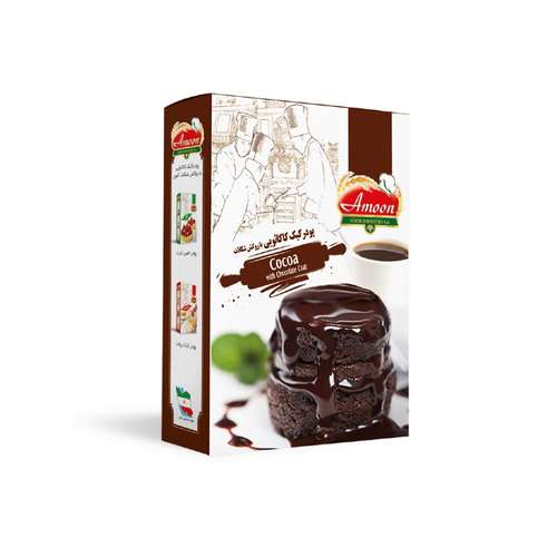پودر کیک کاکائویی به همراه سس شکلات آمون - 500 گرم