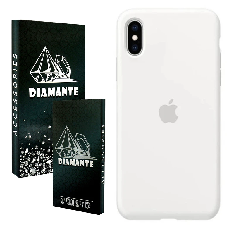 کاور دیامانته مدل سیلیکون Org Bk مناسب برای گوشی موبایل اپل iPhone Xs Max